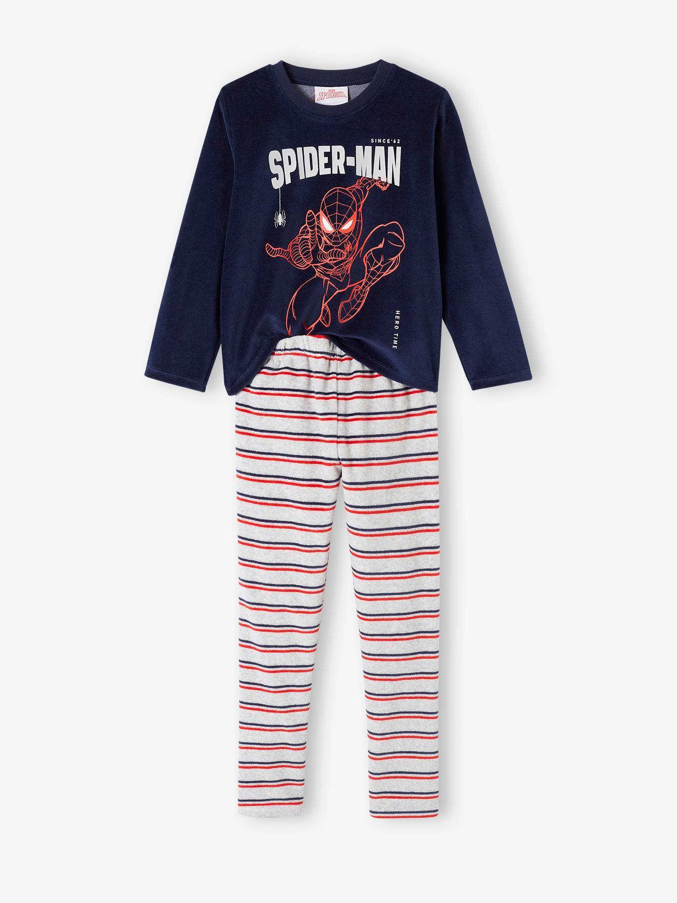 Kinder Samt-Schlafanzug MARVEL SPIDERMAN von Spiderman