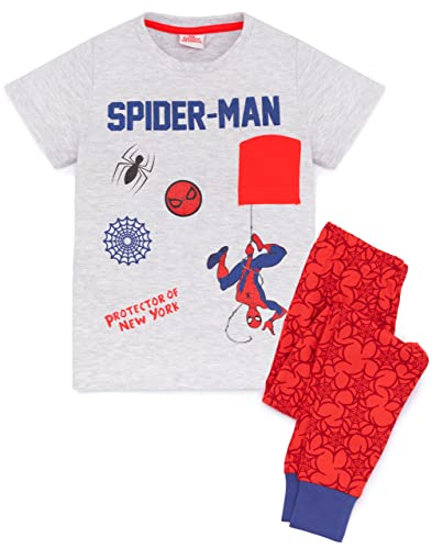 Marvel Spider-Man Jungen Lange Pyjamas von Vanilla Underground