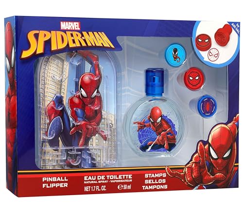 Spider-Man EDT-Set, 50 ml, Pinball und Stempel von Spiderman