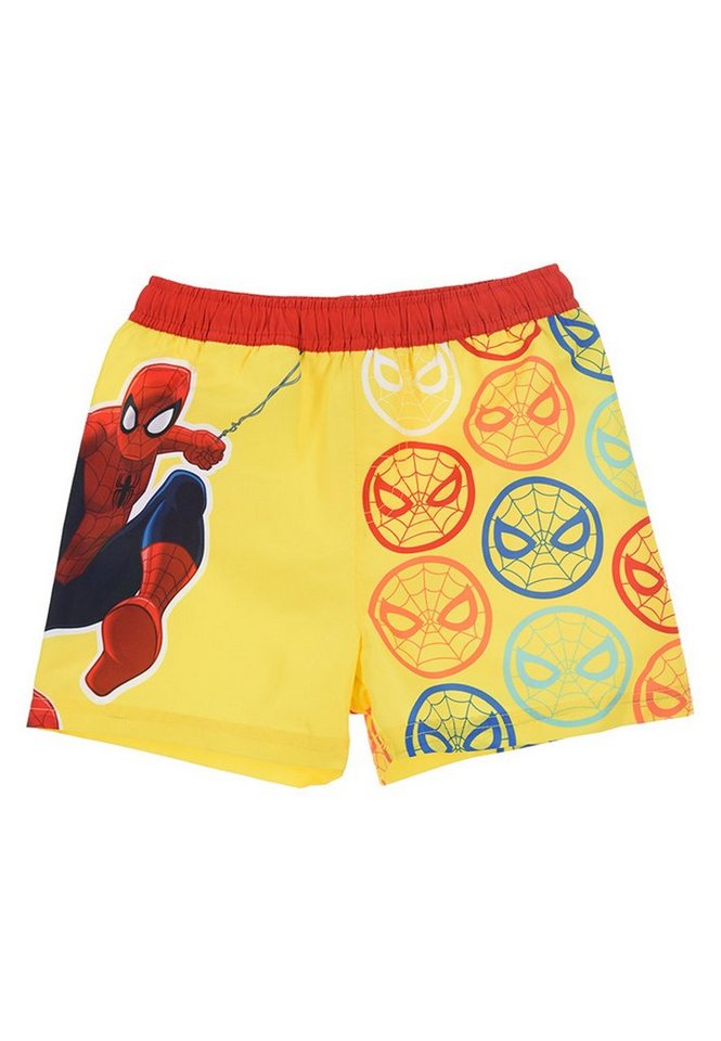 Spiderman Badeshorts Marvel Jungen Kinder Badehose Bermuda-Shorts Badepants von Spiderman