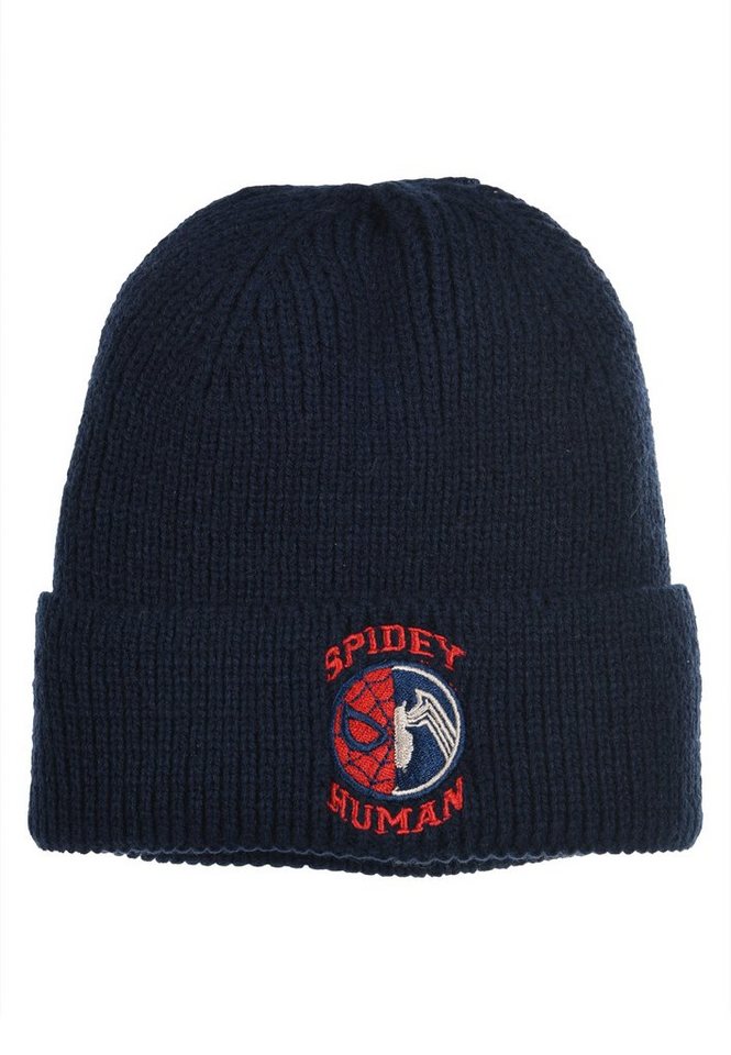 Spiderman Beanie Kinder Jungen Strickmützte Winter-Mütze von Spiderman