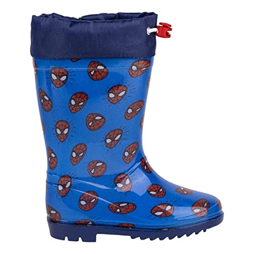 Spiderman Botas Lluvia PVC Blue Gummistiefel, bunt, Einheitsgröße von Spiderman