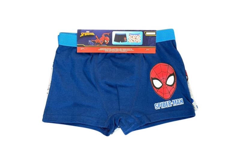 Spiderman Boxershorts MARVEL 2er Pack Kinder Unterhose Boxershort Jungen Unterwäsche 110/11 (2er-Pack) von Spiderman
