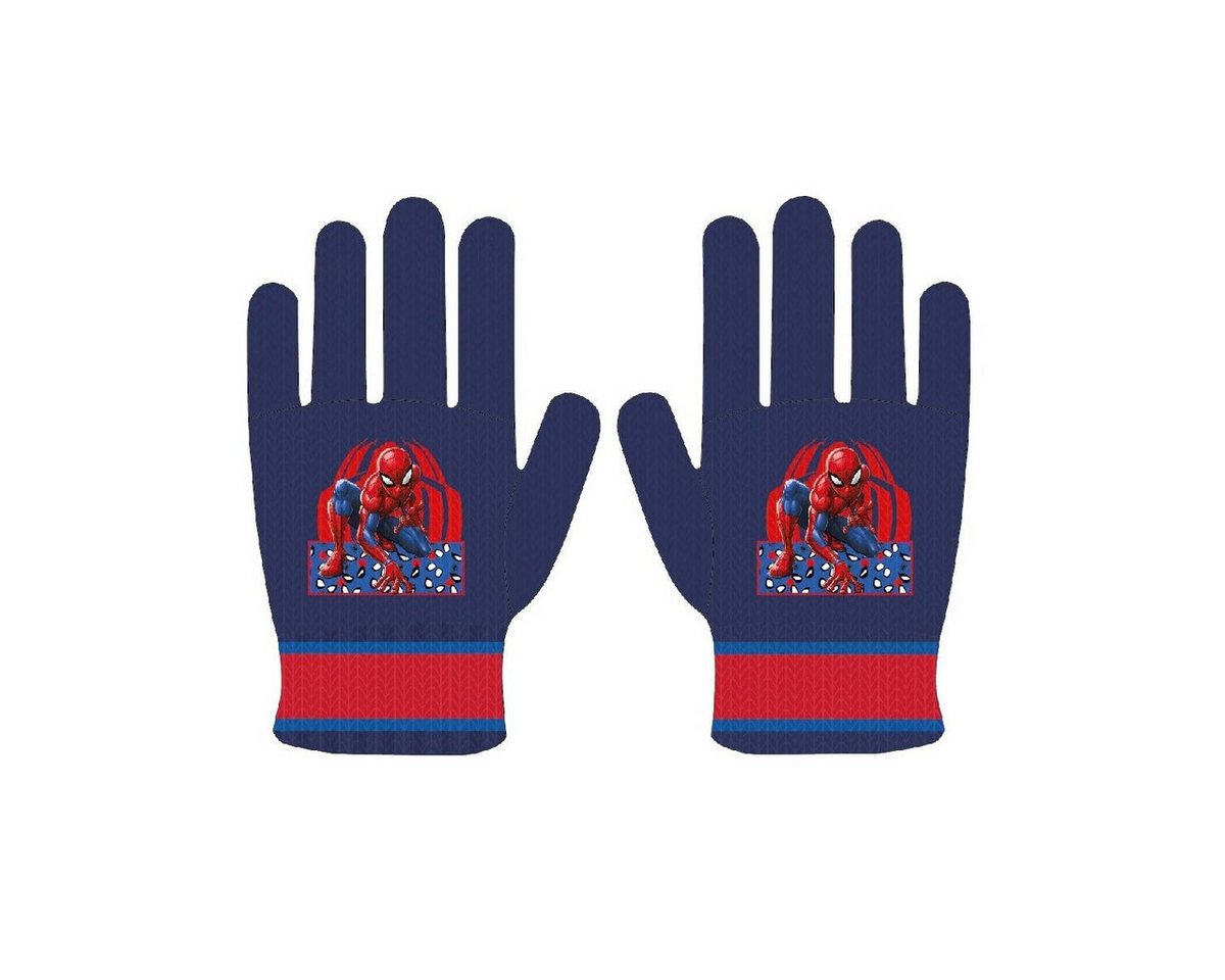 Spiderman Fleecehandschuhe Spiderman Eyes Kinderhandschuhe blau Marvel von Spiderman