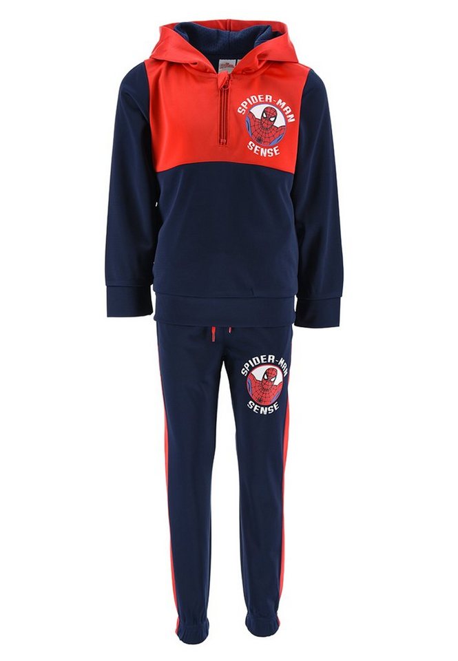 Spiderman Jogginganzug Marvel Kinder Jungen Sweat-Shirt mit Jogging-Hose Trainings-Anzug (SET, 2-tlg) von Spiderman