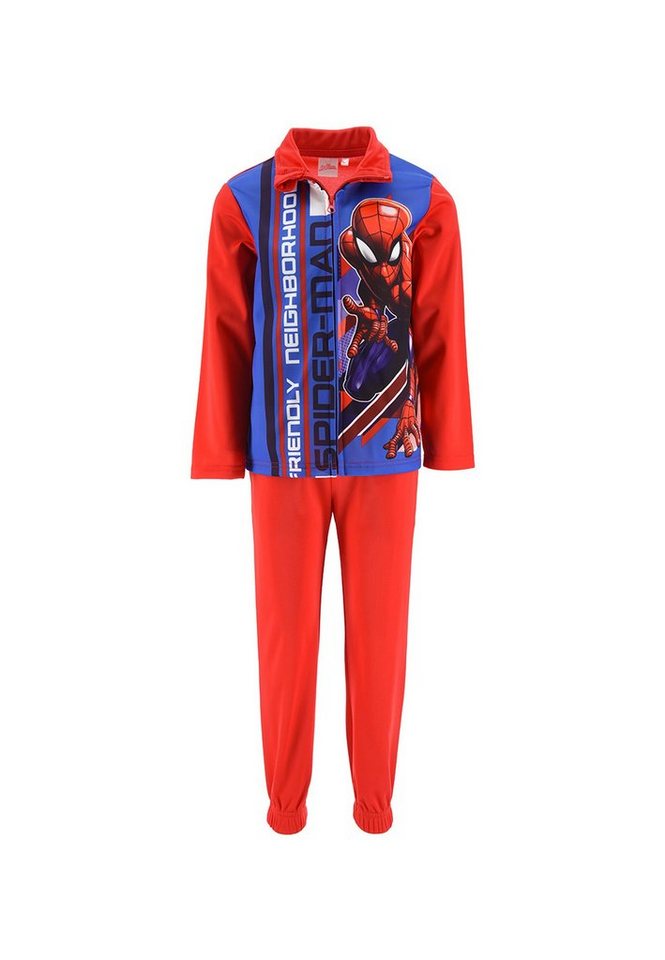 Spiderman Jogginganzug Marvel Kinder Jungen Trainings-Jacke mit Jogging-Hose Trainings-Anzug (SET, 2-tlg) von Spiderman