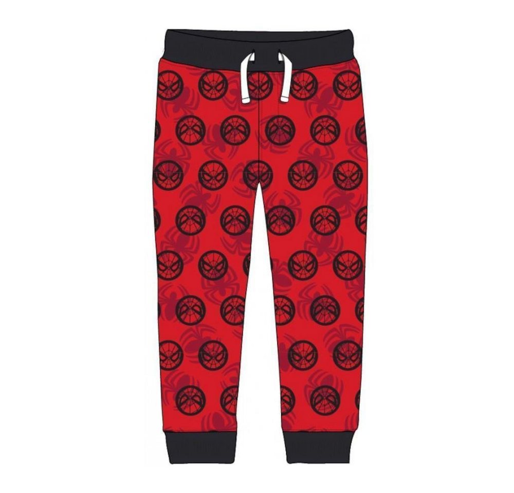 Spiderman Jogginghose Spiderman Freizeit- & Jogginghose für Jungen, Dunkelrot--Schwarz-Spin von Spiderman