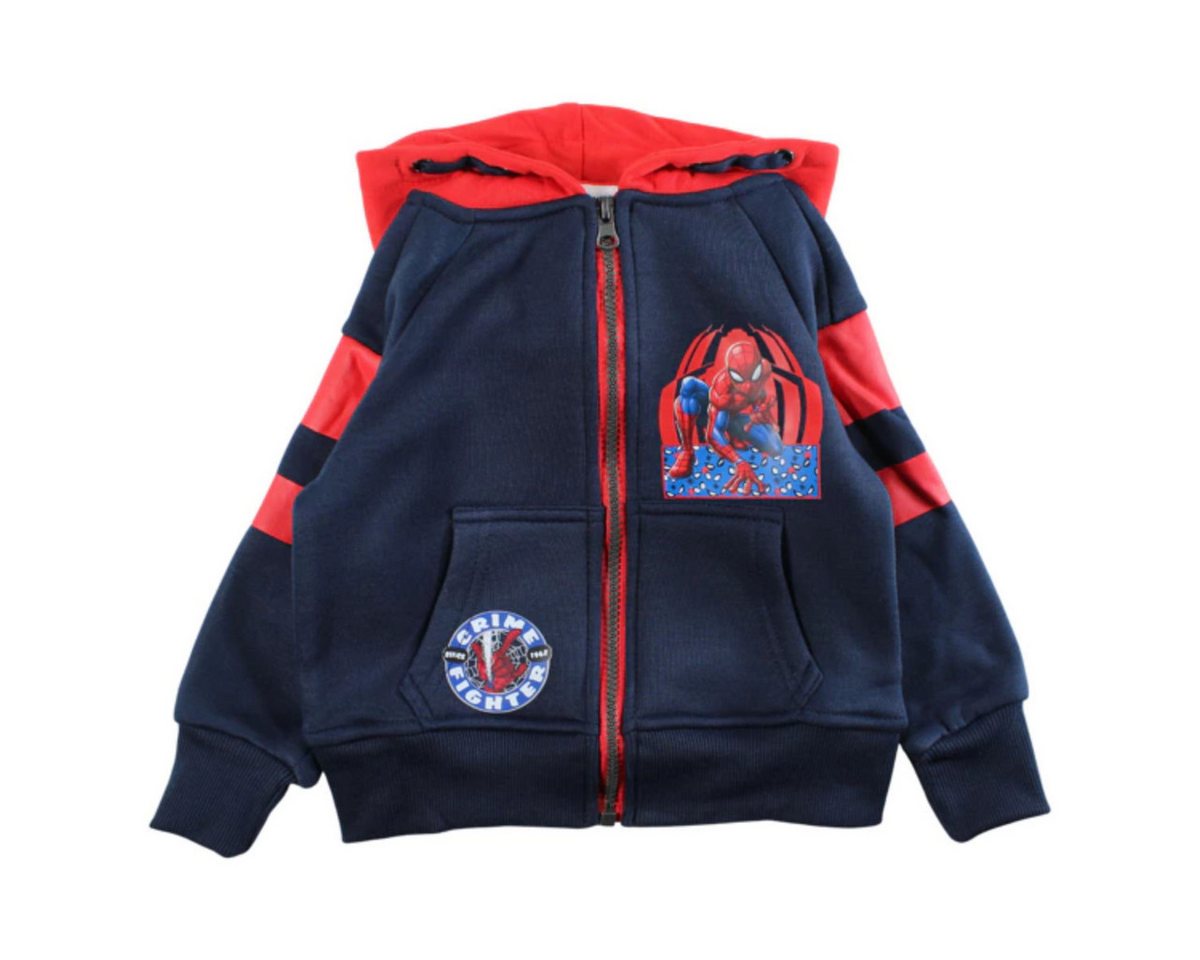 Spiderman Kapuzensweatjacke Kapuzenjacke für Jungen – Hoodie mit Reißverschluss, 100 % Polyester von Spiderman