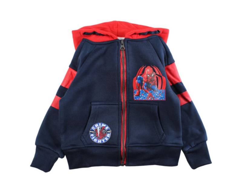 Spiderman Kapuzensweatjacke Kapuzenjacke für Jungen – Hoodie mit Reißverschluss, 100 % Polyester von Spiderman