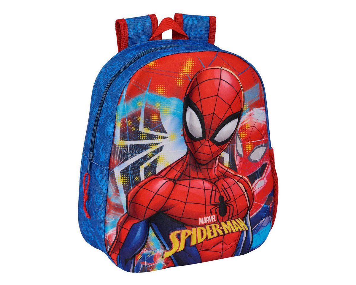 Spiderman Kinderrucksack Kinderrucksack Kindergartentasche Rucksack für Kinder 3D Spider-Man Ro von Spiderman