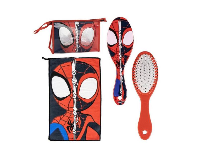 Spiderman Kulturbeutel Spiderman Spidey Hygiene-Paket-Set – Pflege für Superhelden von Spiderman