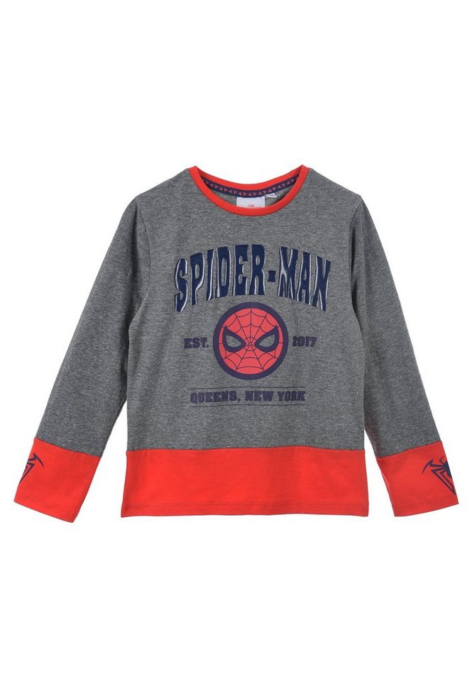 Spiderman Langarmshirt Kinder Jungen Langarmshirt Longsleeve Langarm T-Shirt von Spiderman