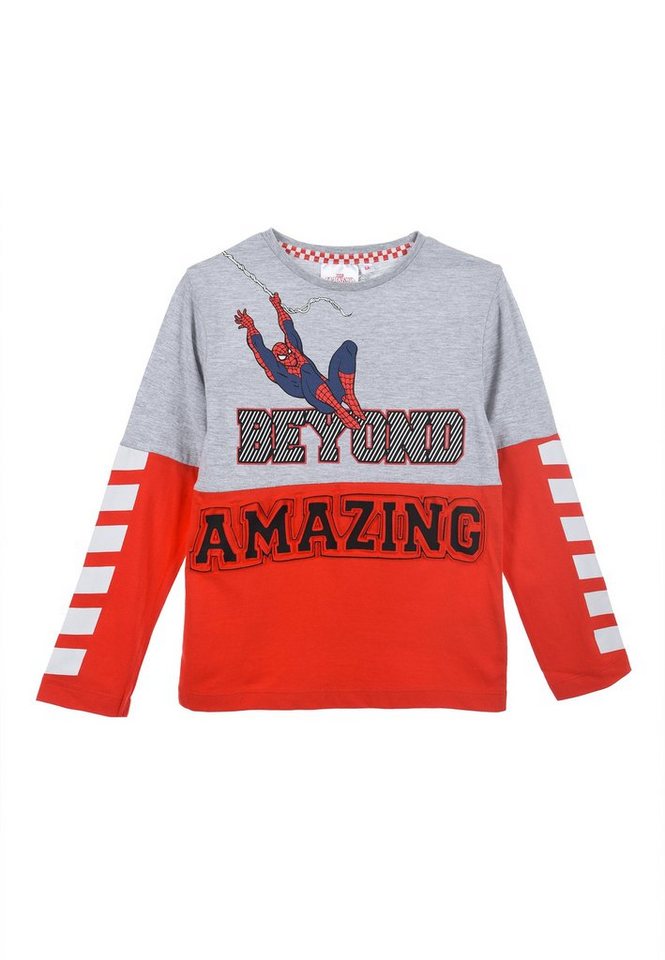 Spiderman Langarmshirt Kinder Jungen Langarmshirt Longsleeve Langarm T-Shirt von Spiderman