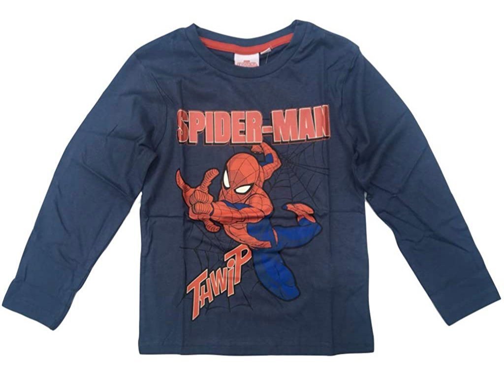 Spiderman Langarmshirt Spiderman Langarmshirt marine blau rot von Spiderman