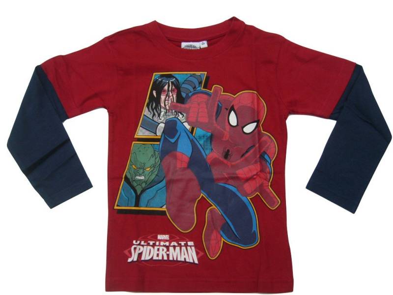 Spiderman Langarmshirt Spiderman Langarmshirt marine blau rot von Spiderman