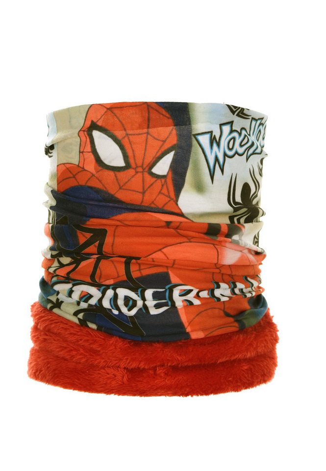 Spiderman Loop Kinder Schlauchschal mit Fleece-Innenfutter von Spiderman