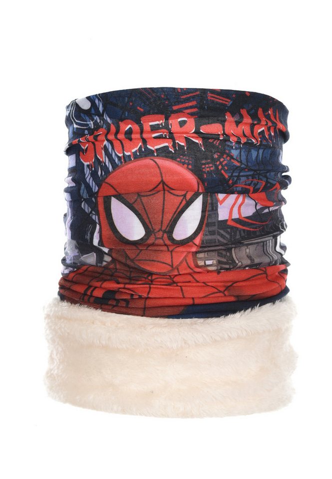 Spiderman Loop Kinder Schlauchschal mit Fleece-Innenfutter von Spiderman