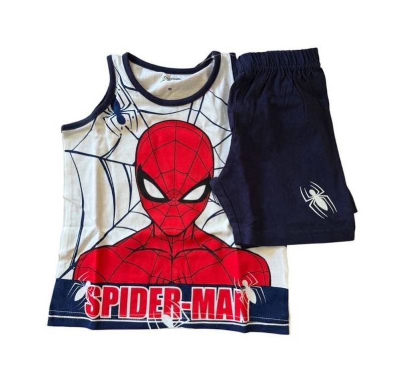 Spiderman Pyjama Kurzer Jungen-Pyjama "Spiderman", hellblau oder dunkelblau, Gr. (Set, 2 tlg) von Spiderman