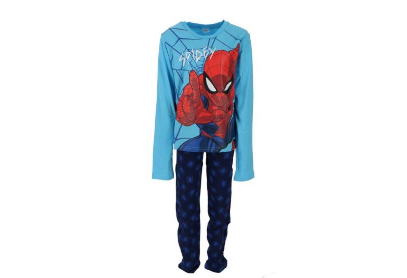 Spiderman Pyjama Schlafanzug Set aus Baumwolle Pyjama Nachtanzug Homewear für Kinder von Spiderman