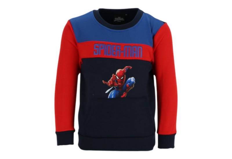 Spiderman Rundhalspullover Sweatshirt – kuscheliger Kinder Pullover von Spiderman