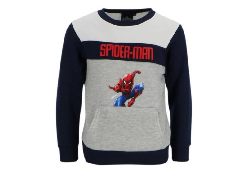 Spiderman Rundhalspullover Sweatshirt – kuscheliger Kinder Pullover von Spiderman