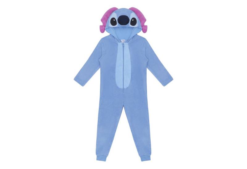 Spiderman Schlafanzug Disney Stitch Kinder Onesie, Blau mit Rosa Ohren Jumpsuit (Stitch) von Spiderman