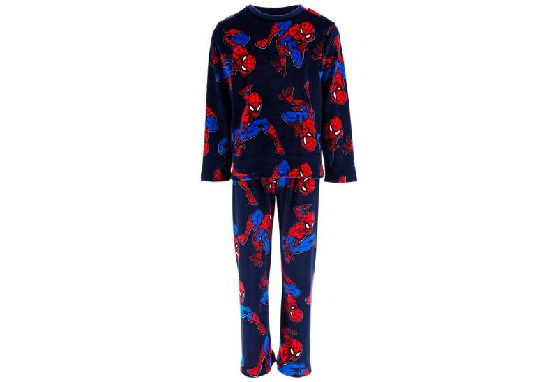 Spiderman Schlafanzug Marvel (2 tlg) Jungen Pyjama langarm Gr. 98 - 128 cm von Spiderman