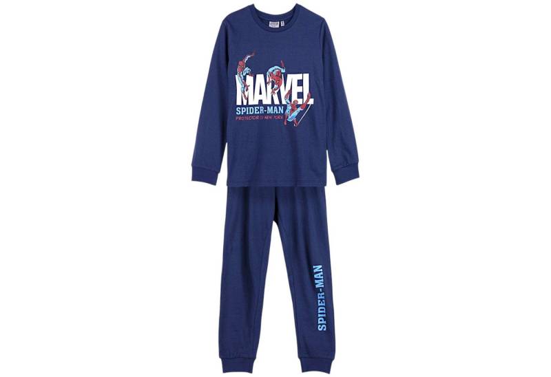 Spiderman Schlafanzug Marvel (2 tlg) Kinder Pyjama langarm Gr. 110 - 152 cm von Spiderman