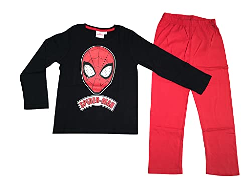 Spiderman Schlafanzug Pyjama (schwarz, 5 Jahre) von Spiderman