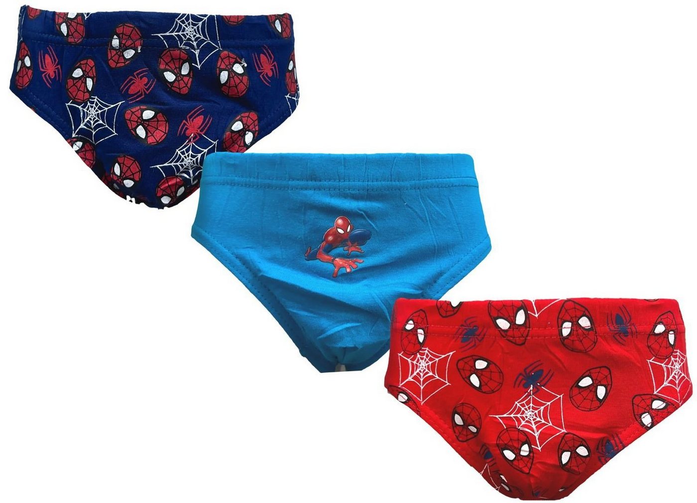 Spiderman Schlüpfer 3x Jungen Slips Unterhosen Spider-Man Schlüpfer 98 104 110 116 128 von Spiderman