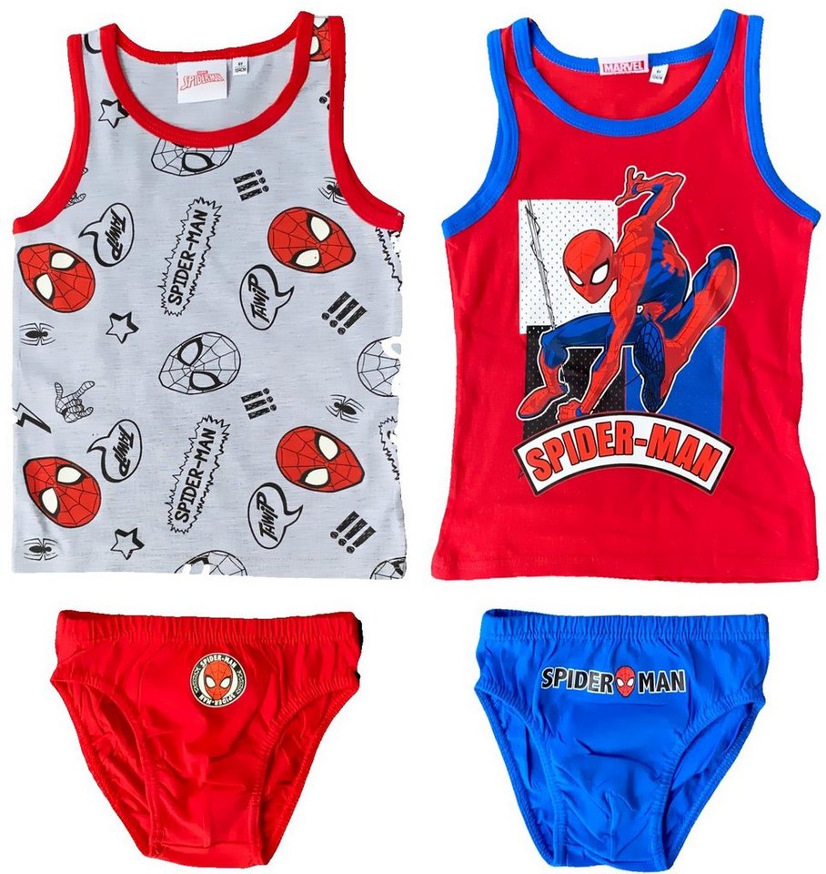 Spiderman Set: Unterhemd SPIDERMAN Jungen Unterwäscheset 2x Unterhemd + Unterhose Spiderman Set: Unterhemd SPIDERMAN Jungen Unterwäscheset 2x Unterhemd + Unterhose von Spiderman