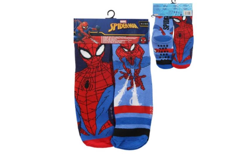 Spiderman Socken Kinder Anti Rutsch Socken weiches Set für Alltag und Freizeit von Spiderman