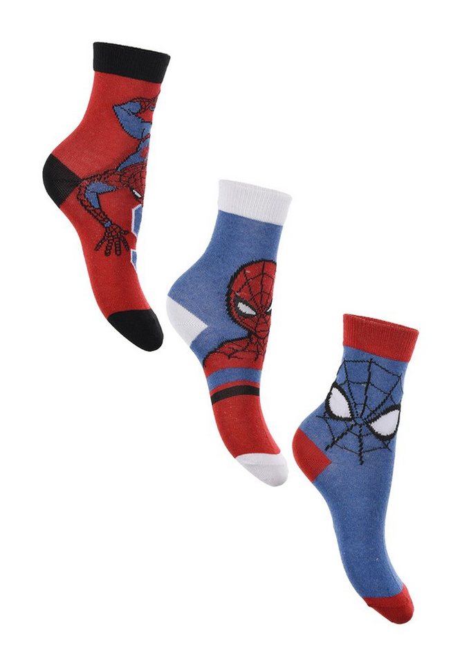 Spiderman Socken Spider-Man Kinder Jungen Socken Strümpfe von Spiderman