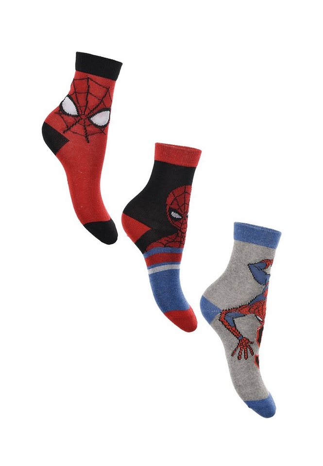 Spiderman Socken Spider-Man Kinder Jungen Socken Strümpfe von Spiderman