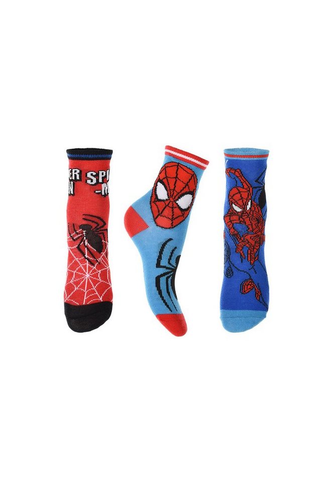 Spiderman Socken Spider-Man Kinder Jungen Socken Strümpfe von Spiderman