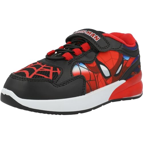 Spiderman Lights Trainer Schwarz/Rot Synthetik 24 EU von Spiderman