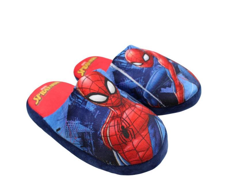 Spiderman Spiderman Jungen Hausschuhe Puschen Pantoffeln 28 30 32 34 Pantoffel Spiderman Kinder Hausschuhe von Spiderman