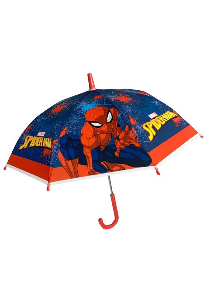 Spiderman Stockregenschirm Kinder Jungen Stock-Schirm Kuppelschirm von Spiderman