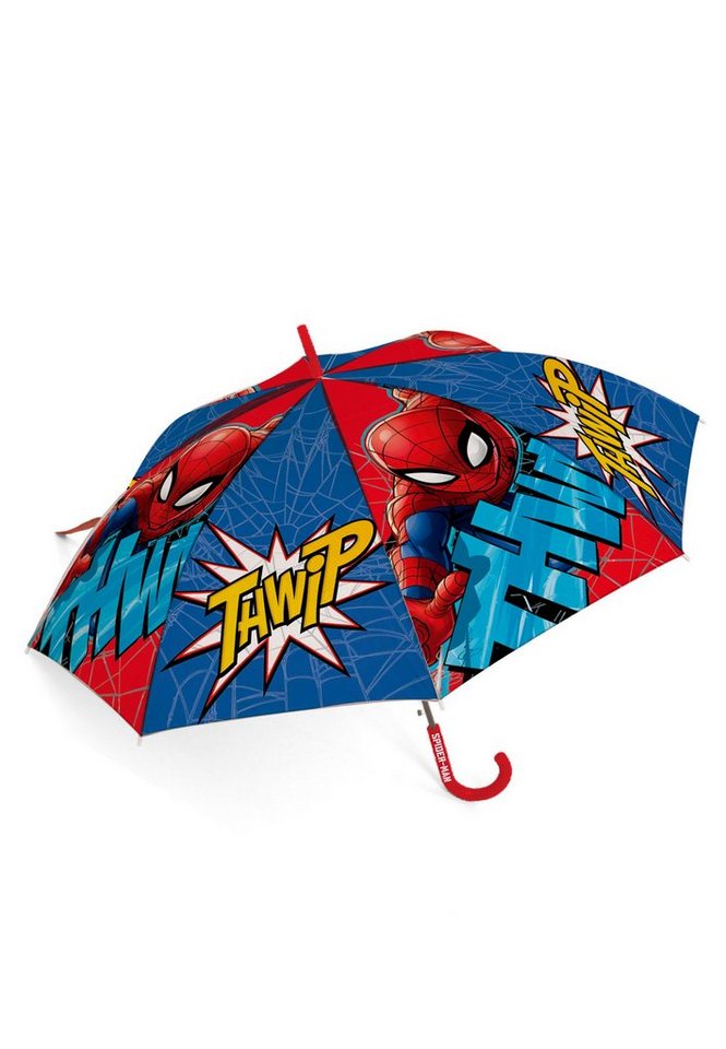 Spiderman Stockregenschirm Kinder Kuppelschirm Stock-Schirm Regenschirm von Spiderman