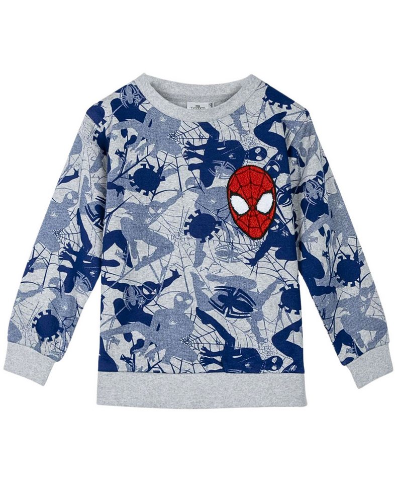 Spiderman Sweatshirt MARVEL Jungen Sweat-Pullover Größe 98-122 cm von Spiderman