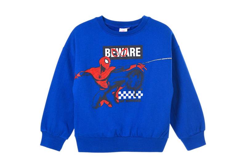 Spiderman Sweatshirt Marvel Kinder Sweat-Pullover Größe 98 - 128 cm von Spiderman