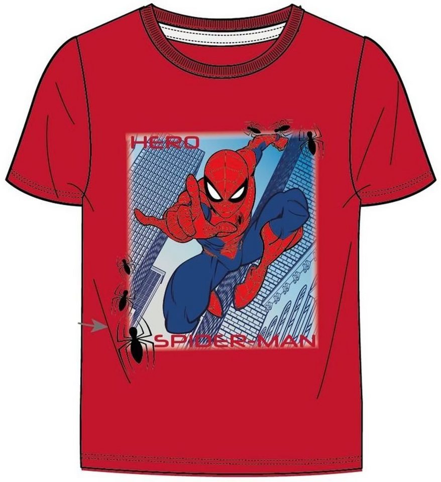 Spiderman T-Shirt SPIDERMAN T-SHIRT Jungen Shirt Spider Man von Spiderman