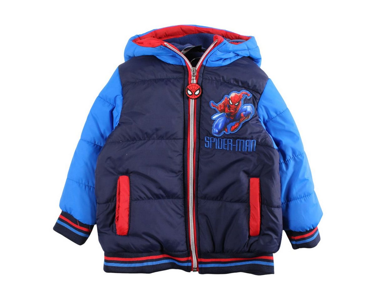 Spiderman Winterjacke Spiderman Kinderjacke Jungen Kinder Jacke 98 104 116 128 mit Kapuze von Spiderman