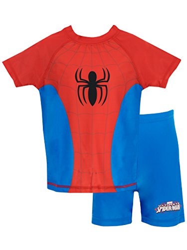 Spiderman Jungen Spider-Man Zweiteiliger Badeanzug 92 von SPIDER-MAN