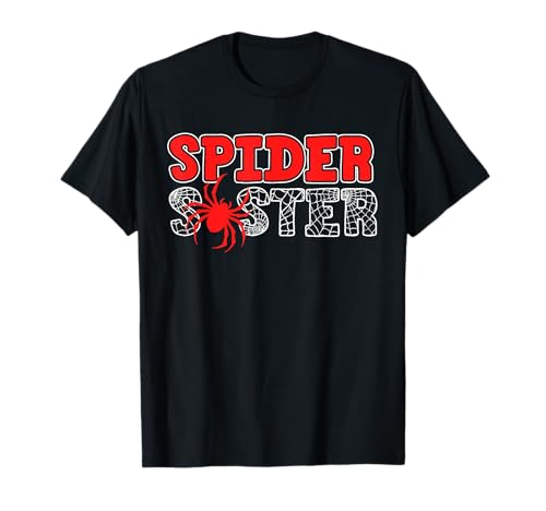 Spider Sister Spidey Geburtstag Passende Familie Mädchen Schwestern T-Shirt Spider Sister Spidey Geburtstag Passende Familie Mädchen Schwestern T-Shirt von Spidey Birthday Family Matching Outfits Kid Adults