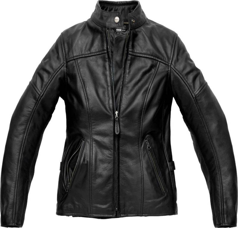 SpiDi Motorradjacke Mack Damen Motorrad Lederjacke von Spidi