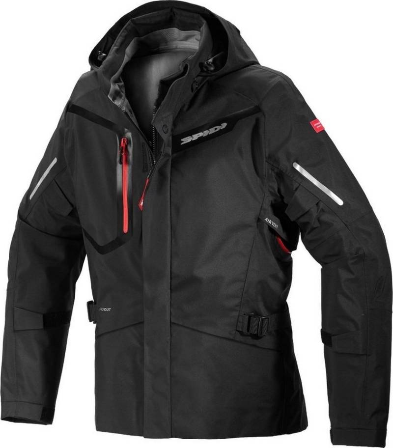 SpiDi Motorradjacke Mission-T Shield H2Out Step-InArmor Motorrad Textil Außenjacke (winddicht, wasserdicht) Wasserdicht Atmungsaktiv winddicht wasserbeständig wasserdichte von Spidi