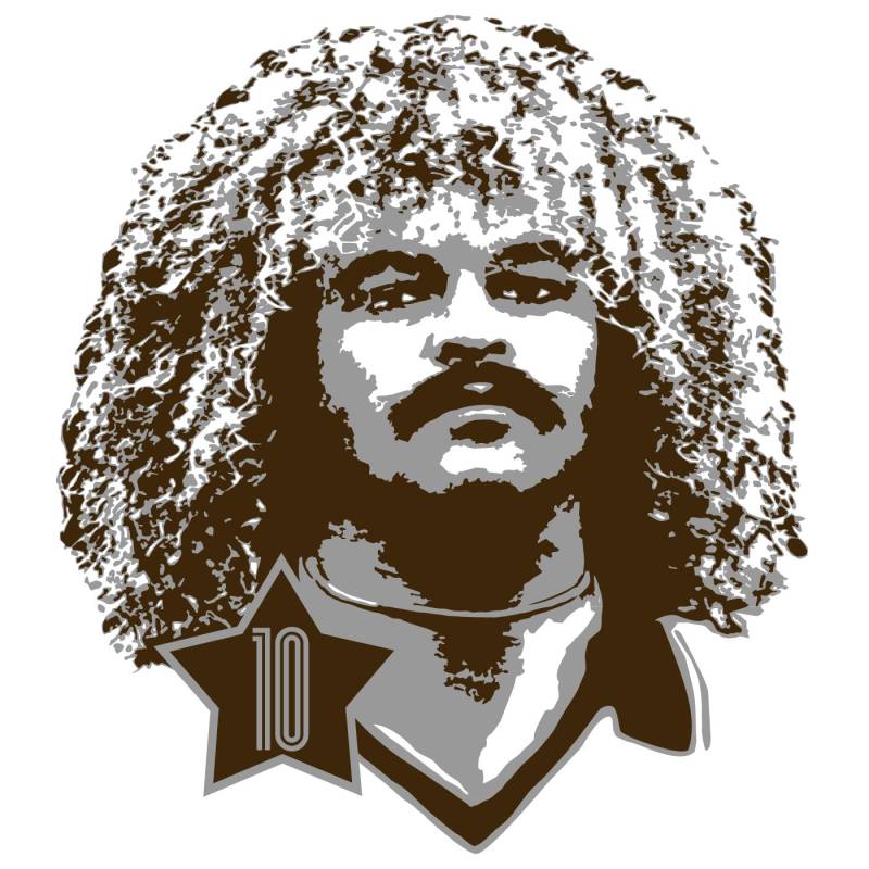Carlos Valderrama, T-Shirt von SpielRaum