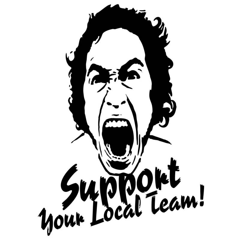 Support Your Local Team, T-Shirt Support Your Local Team, T-Shirt von SpielRaum