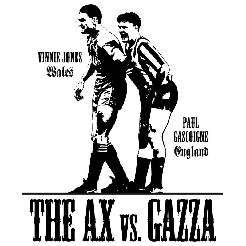 Vinnie "The Ax" Jones Vs. Paul "Gazza" Gascoigne, T-Shirt von SpielRaum